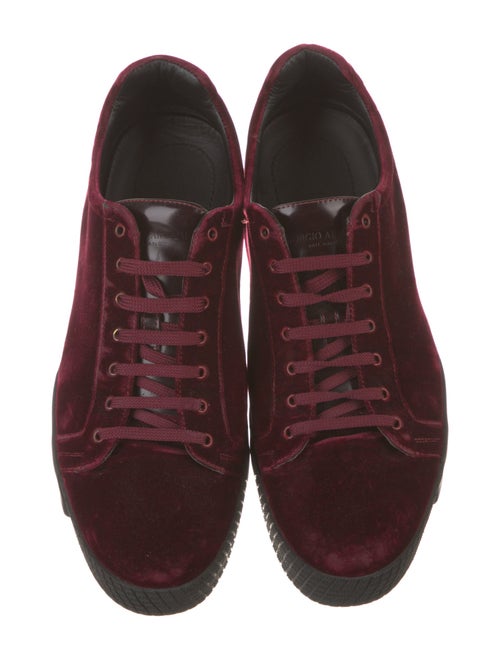 Giorgio Armani Velvet Sneakers