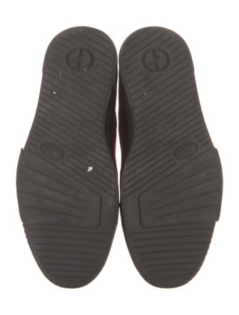Giorgio Armani Velvet Sneakers