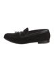 Giorgio Armani Velvet Dress Loafers