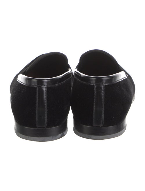 Giorgio Armani Velvet Dress Loafers