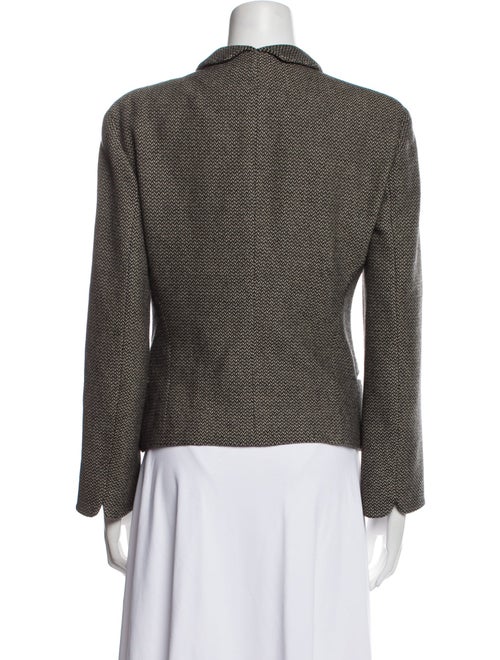 Giorgio Armani Wool Printed Blazer