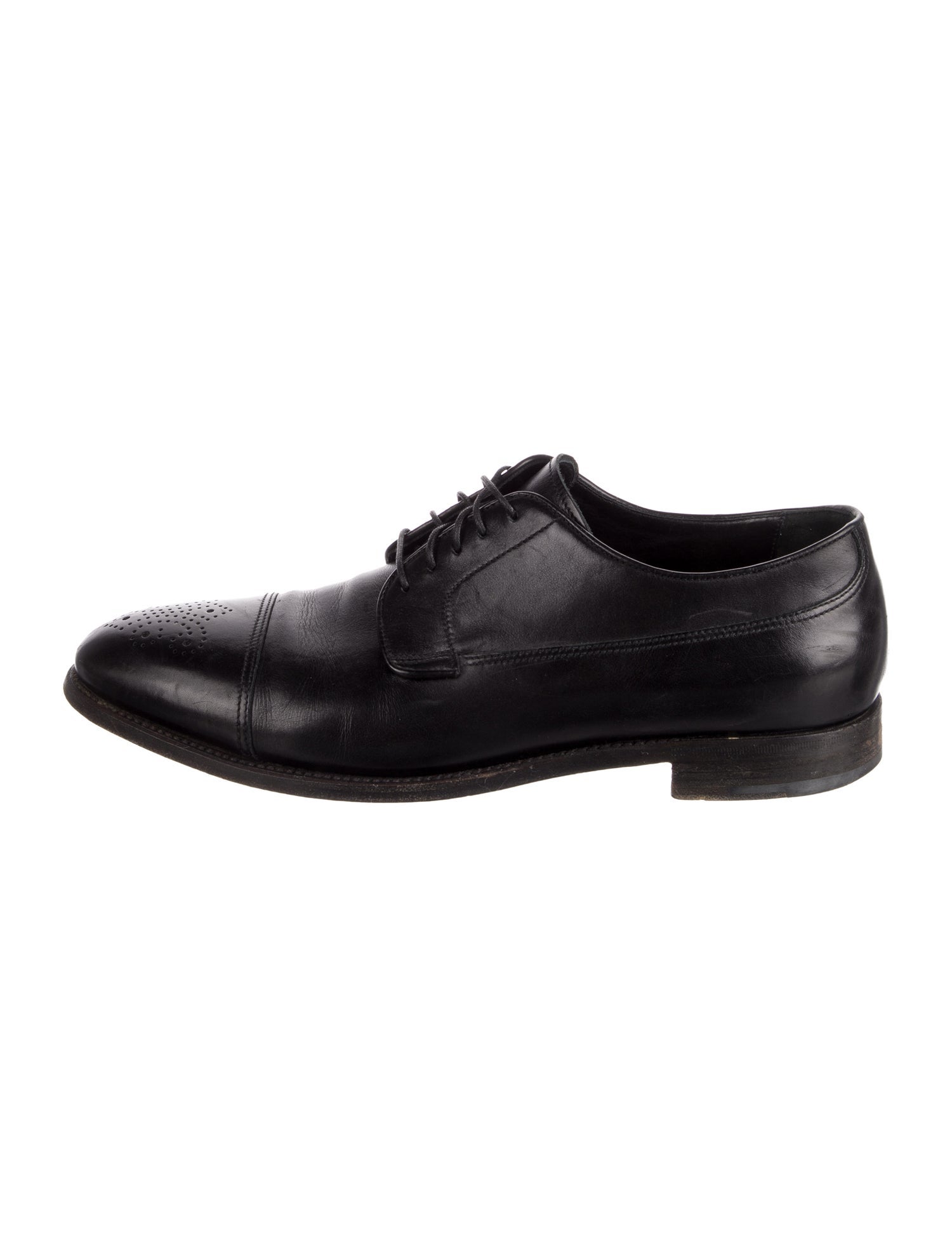 Giorgio Armani Leather Derby Shoes