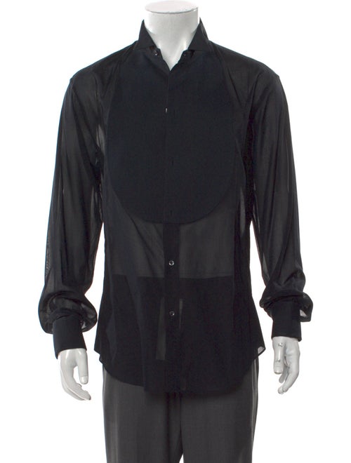 Giorgio Armani Long Sleeve Tuxedo Shirt