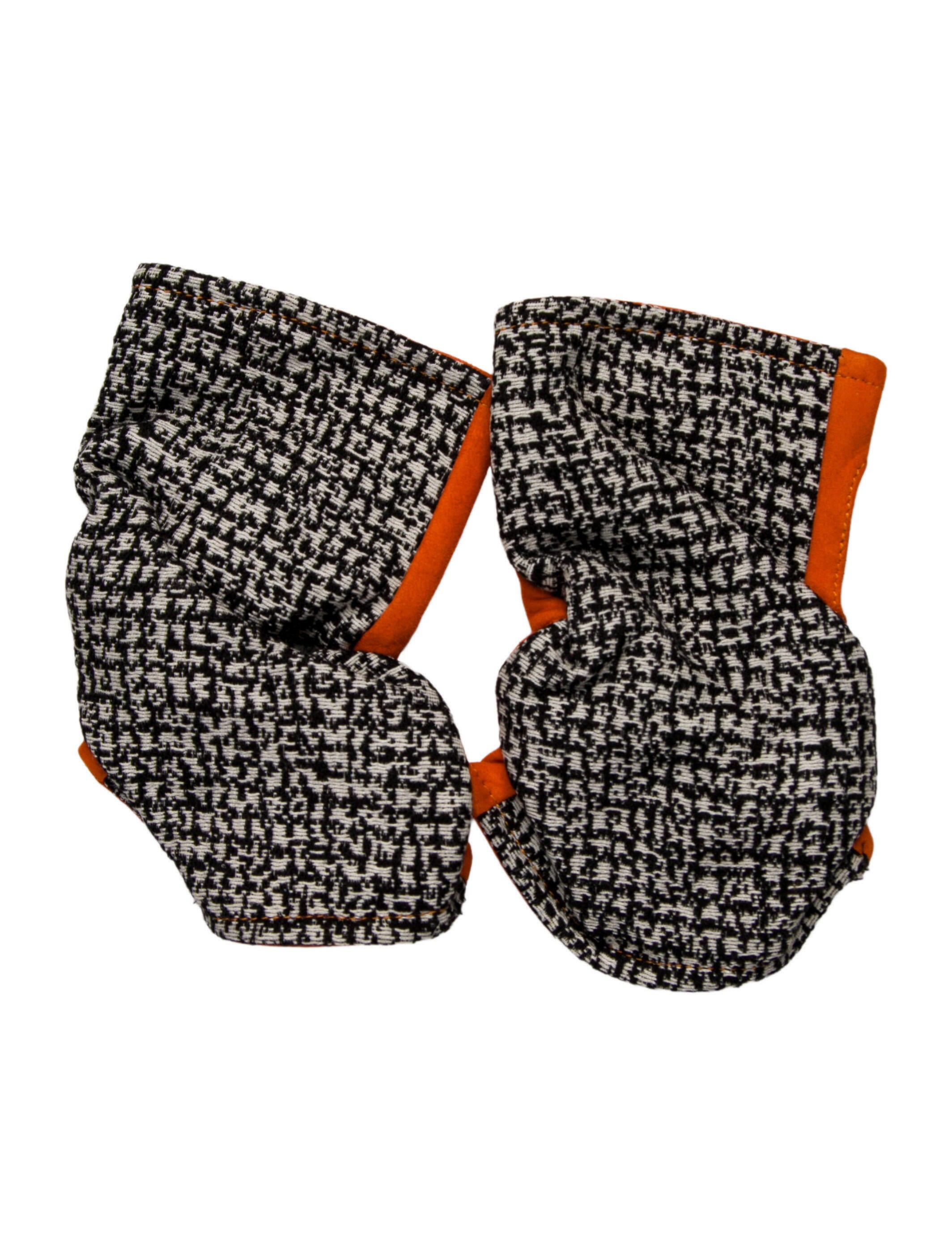 Giorgio Armani Vintage 2000's Printed Fingerless Gloves w/ Tags