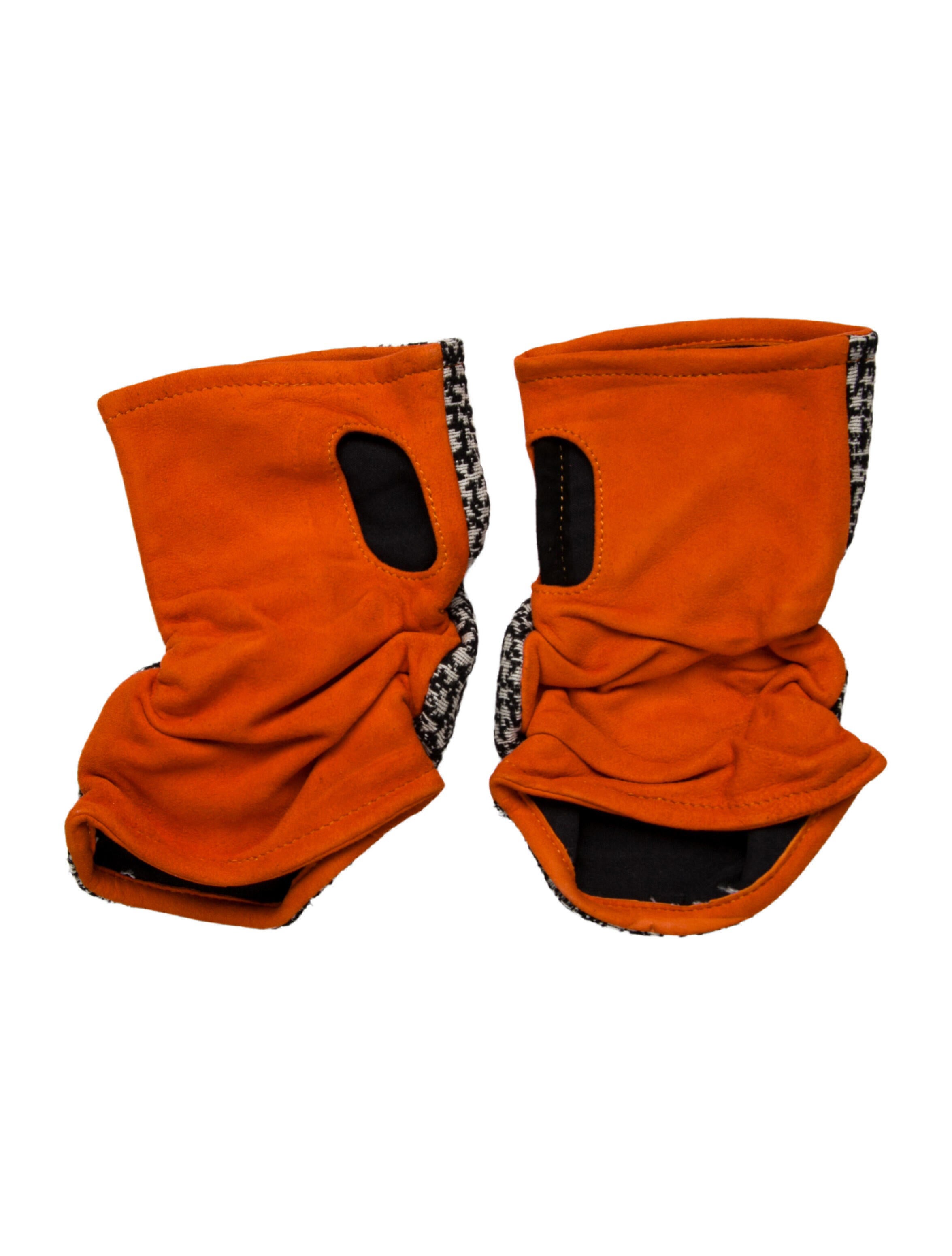 Giorgio Armani Vintage 2000's Printed Fingerless Gloves w/ Tags