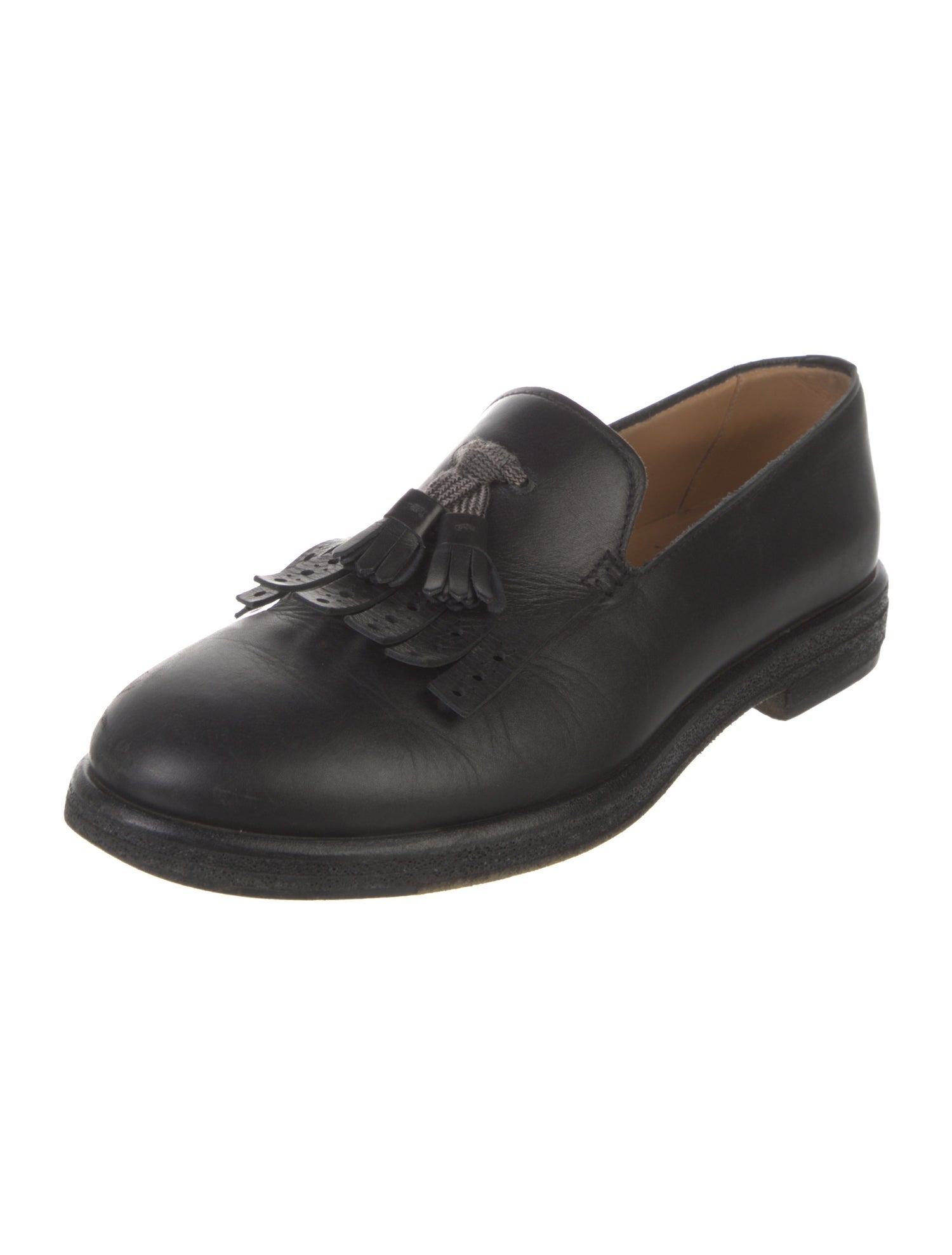 Giorgio Armani Leather Dress Loafers