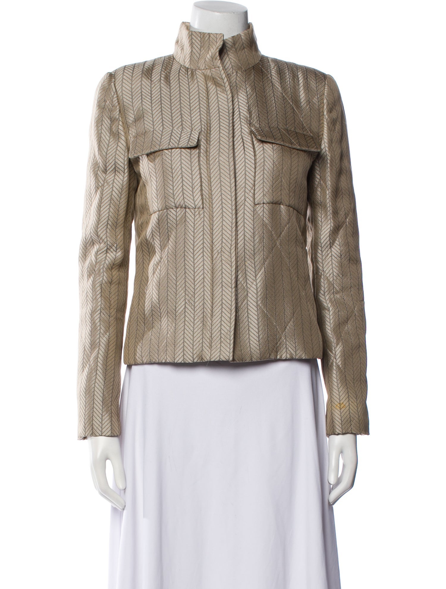 Giorgio Armani Vintage 2000's Faux Fur Jacket