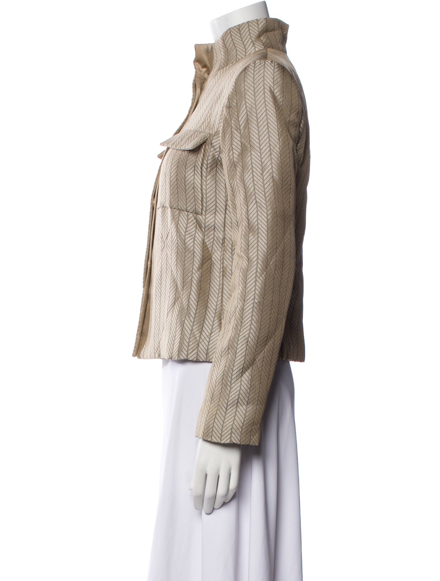 Giorgio Armani Vintage 2000's Faux Fur Jacket