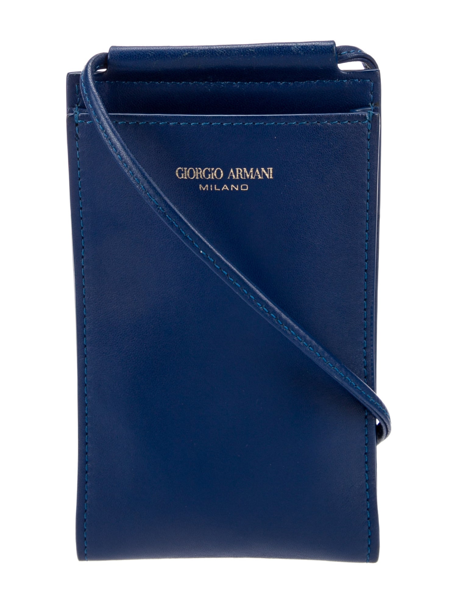 Giorgio Armani Leather Crossbody Bag