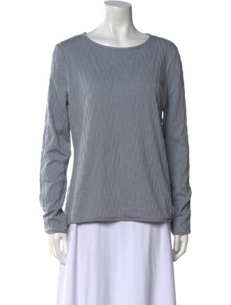 Giorgio Armani Cashmere Bateau Neckline Sweatshirt