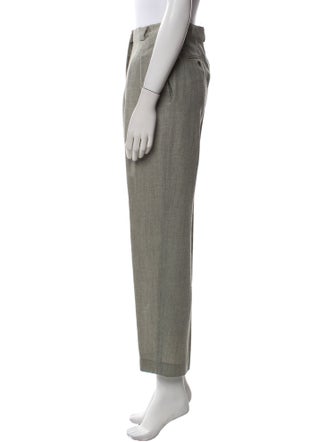 Giorgio Armani Wool Straight Leg Pants