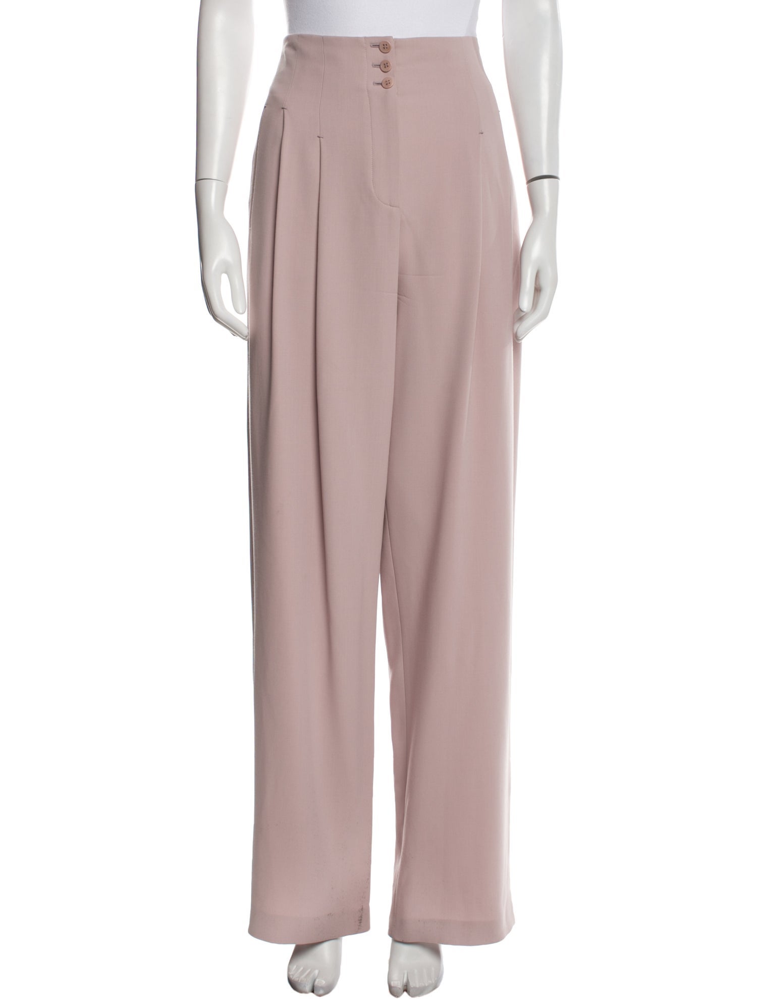 Giorgio Armani Virgin Wool Wide Leg Pants