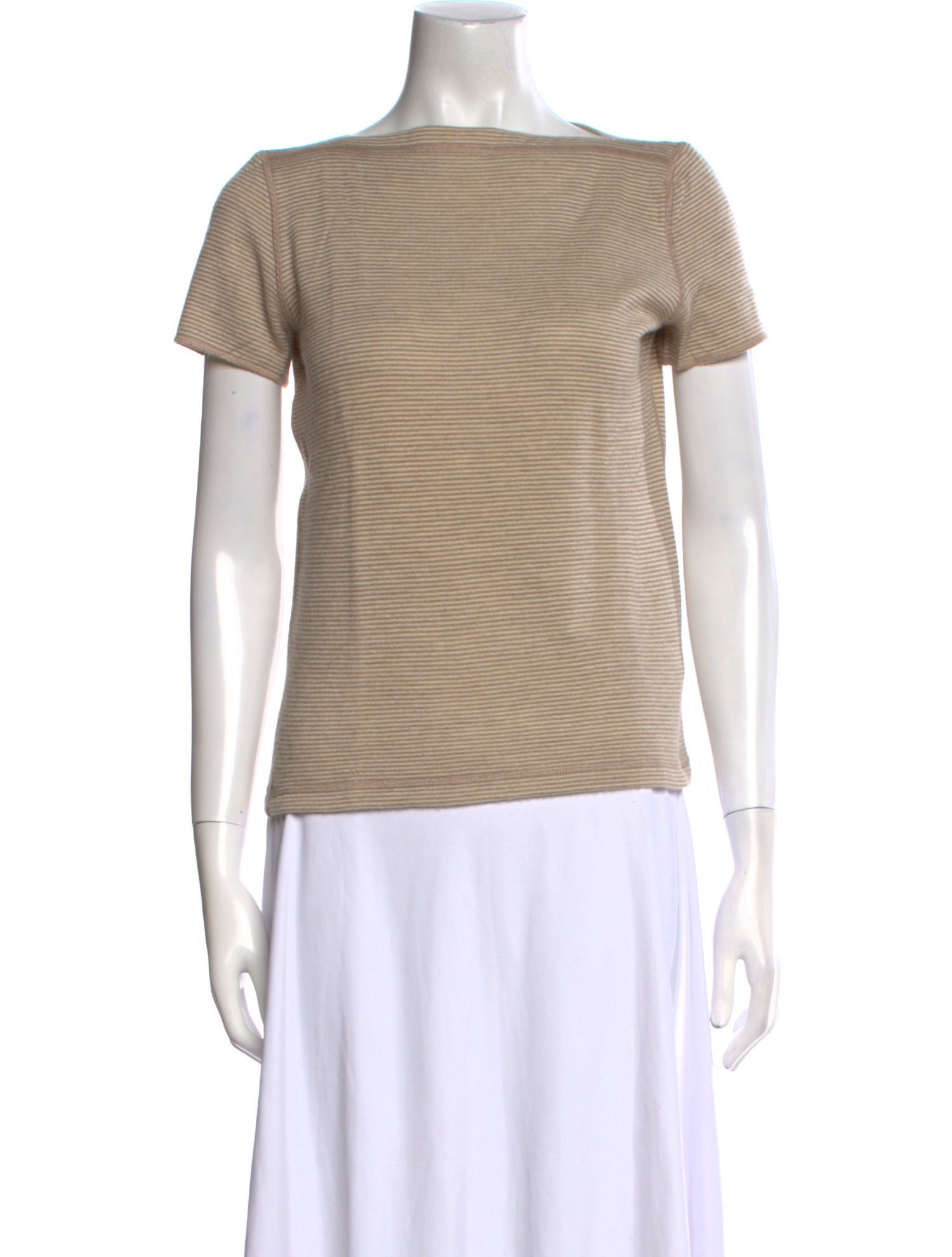 Giorgio Armani Cashmere Striped Top