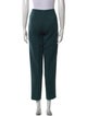 Giorgio Armani Virgin Wool Straight Leg Pants