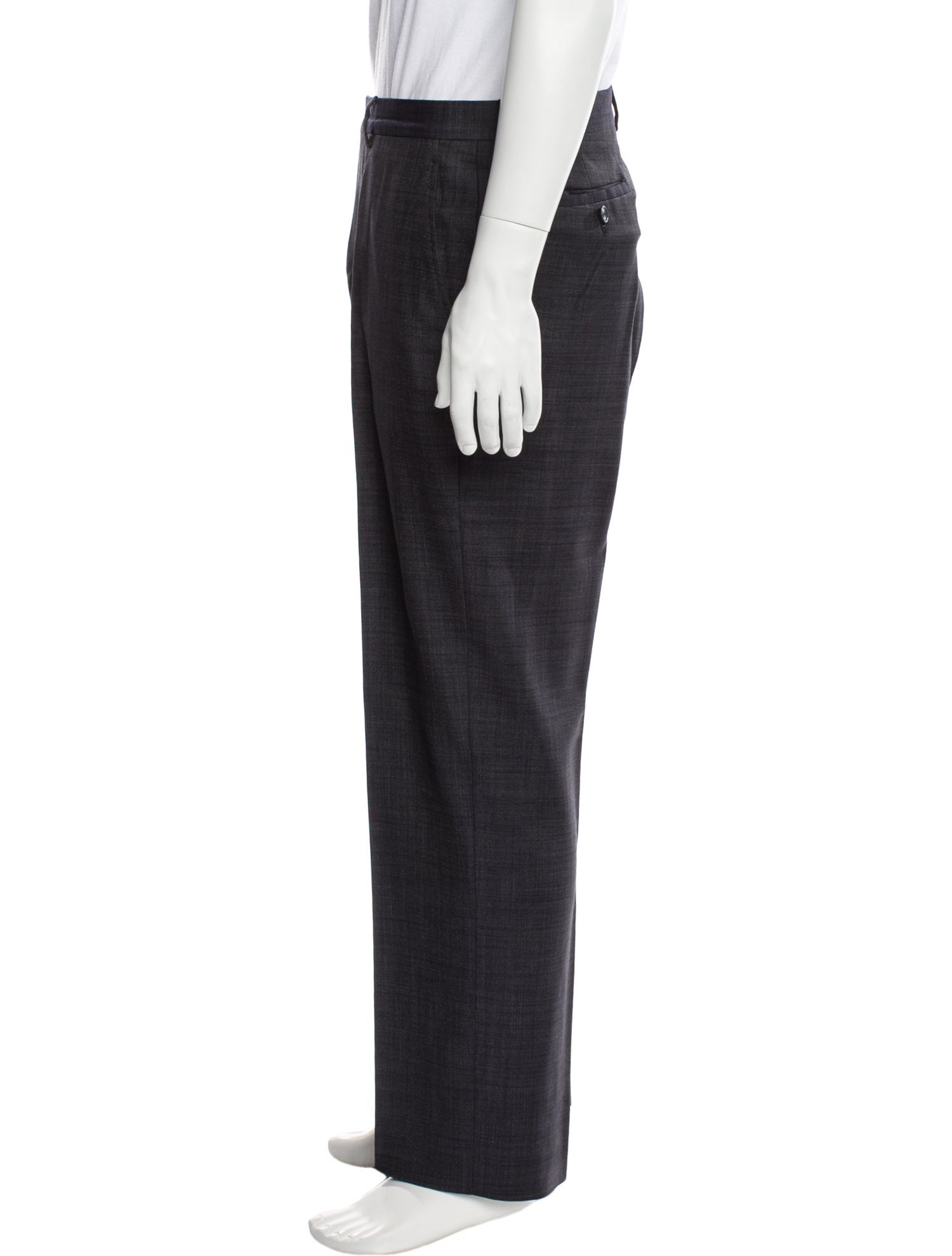 Giorgio Armani Virgin Wool Dress Pants