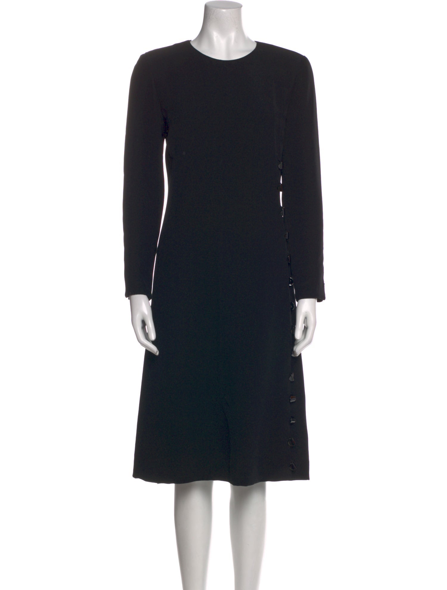 Giorgio Armani Crew Neck Knee-Length Dress