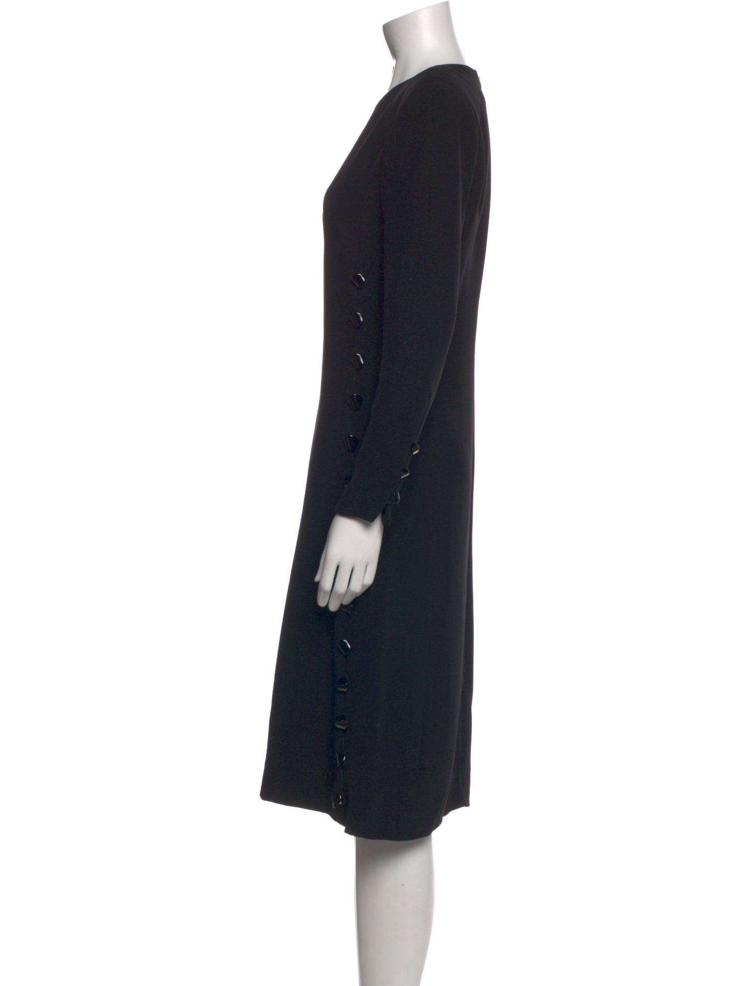 Giorgio Armani Crew Neck Knee-Length Dress
