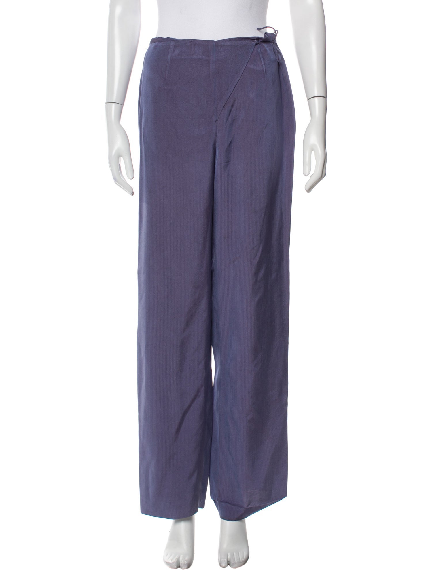 Giorgio Armani Silk Wide Leg Pants