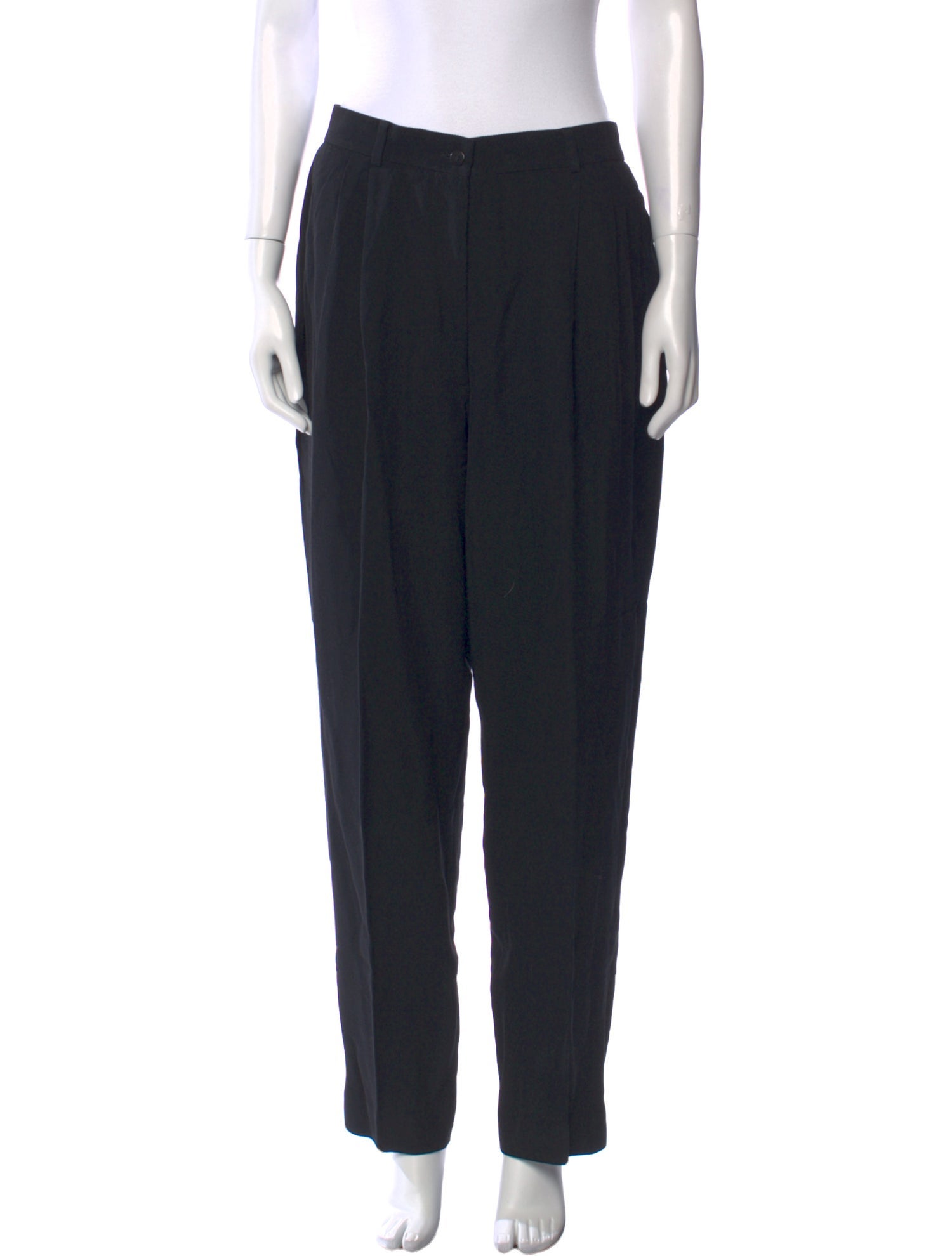 Giorgio Armani Wool Straight Leg Pants