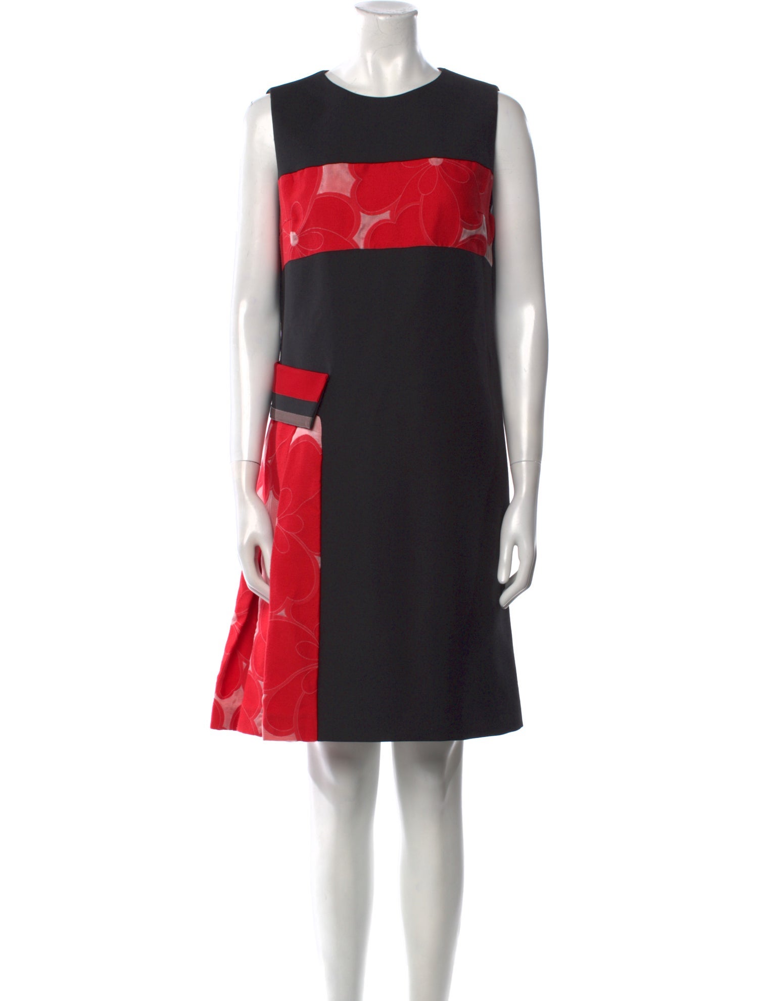 Giorgio Armani Virgin Wool Knee-Length Dress