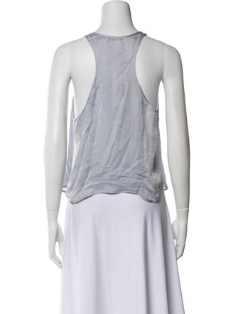 Giorgio Armani Silk V-Neck Top