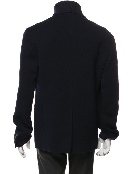 Giorgio Armani Virgin Wool Peacoat