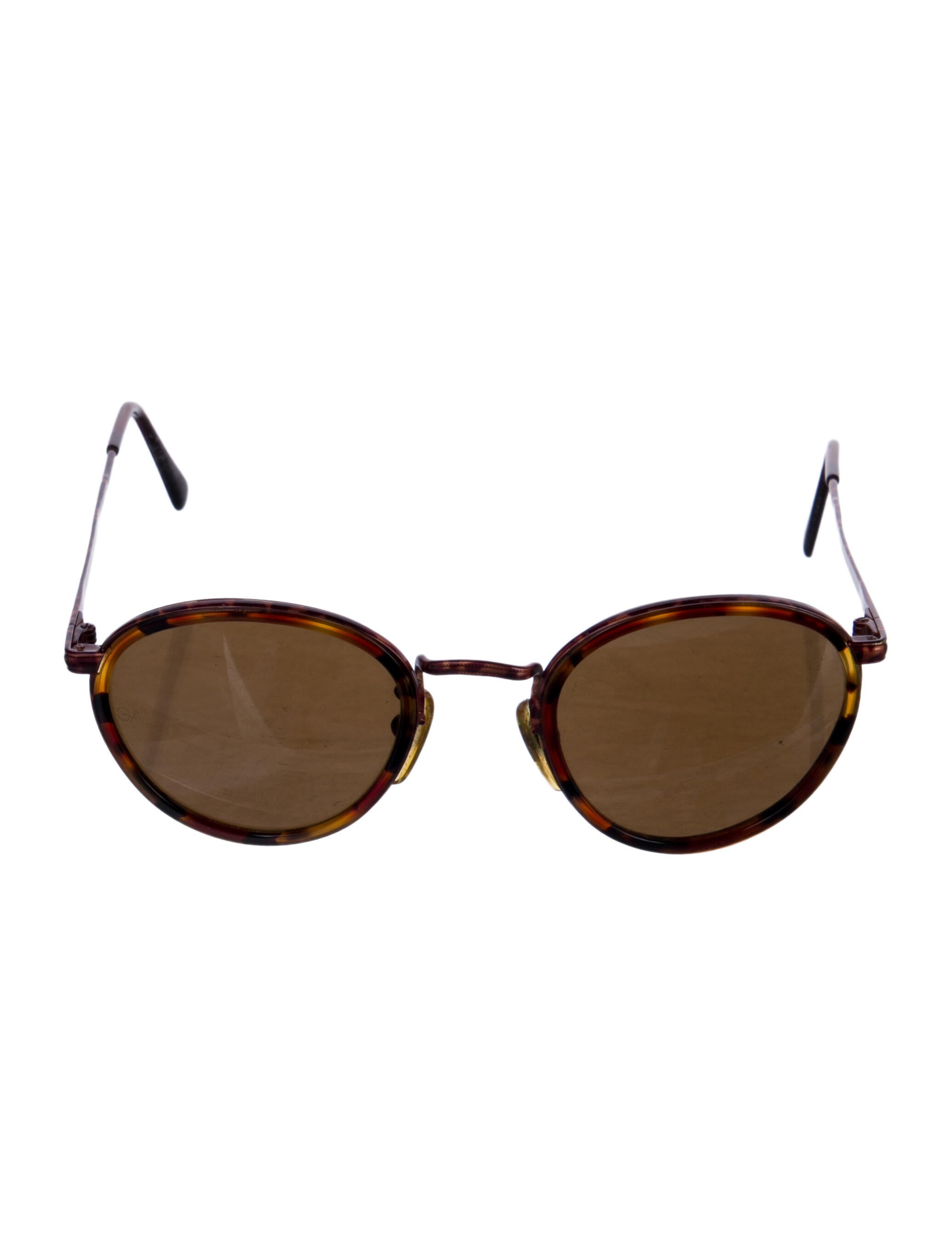 Giorgio Armani Round Mirrored Sunglasses