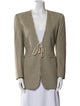 Giorgio Armani Wool Printed Blazer