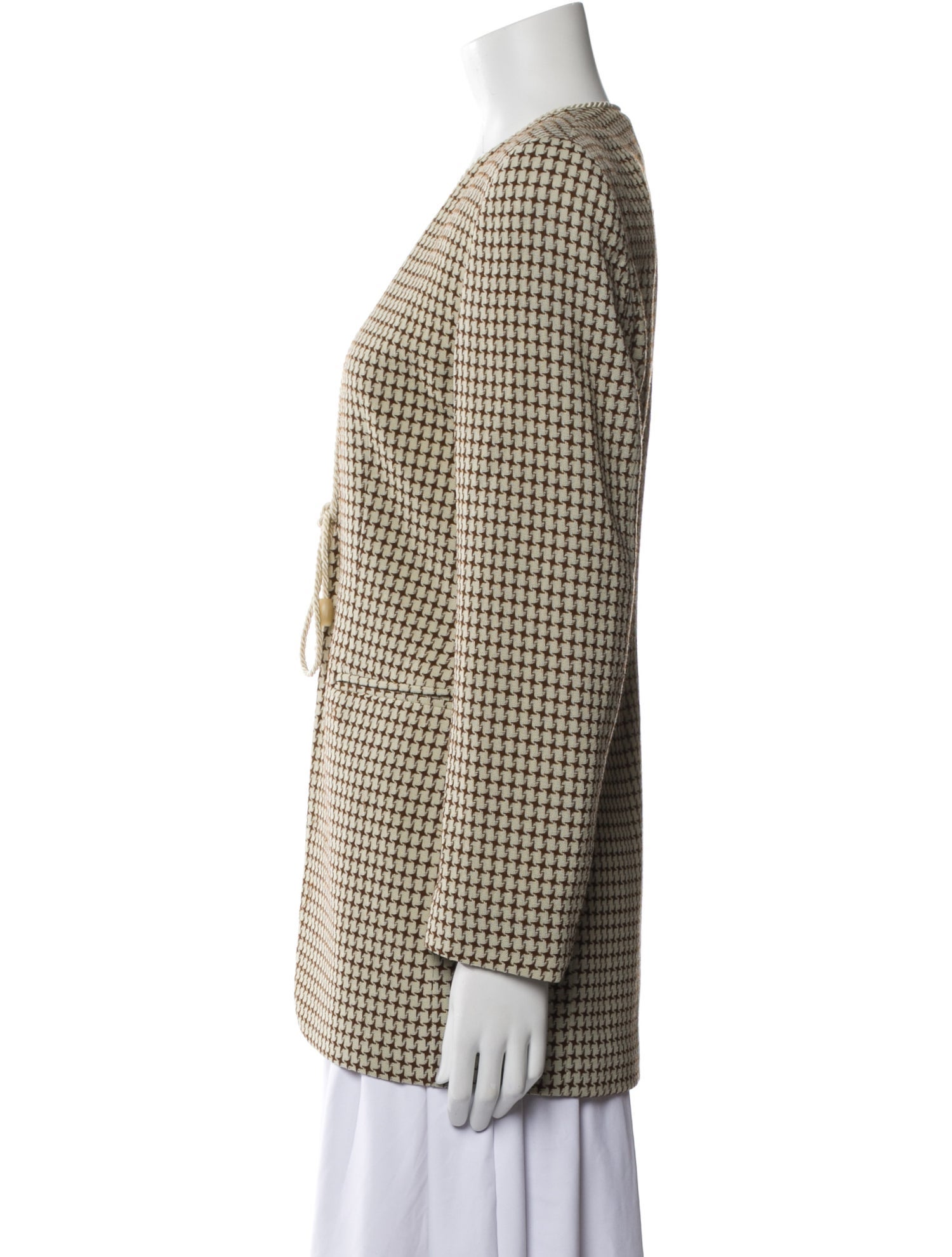 Giorgio Armani Wool Printed Blazer