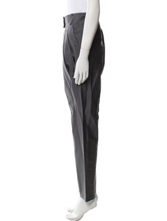 Giorgio Armani Silk Straight Leg Pants