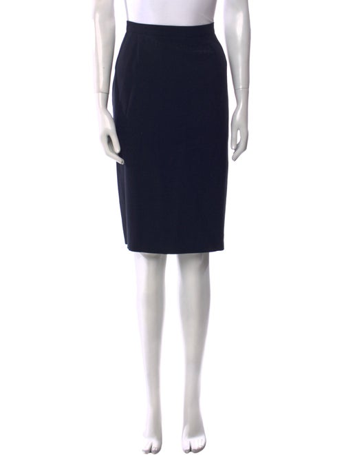 Giorgio Armani Wool Knee-Length Skirt