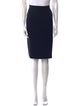Giorgio Armani Wool Knee-Length Skirt