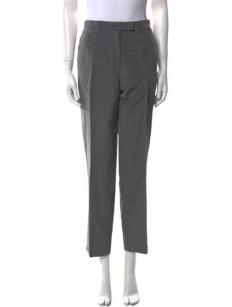 Giorgio Armani Silk Straight Leg Pants