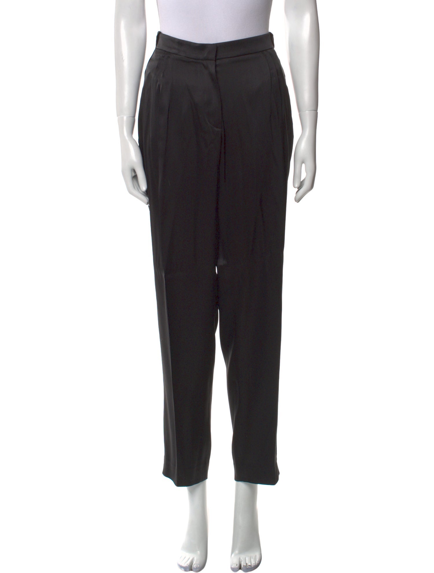 Giorgio Armani Silk Straight Leg Pants