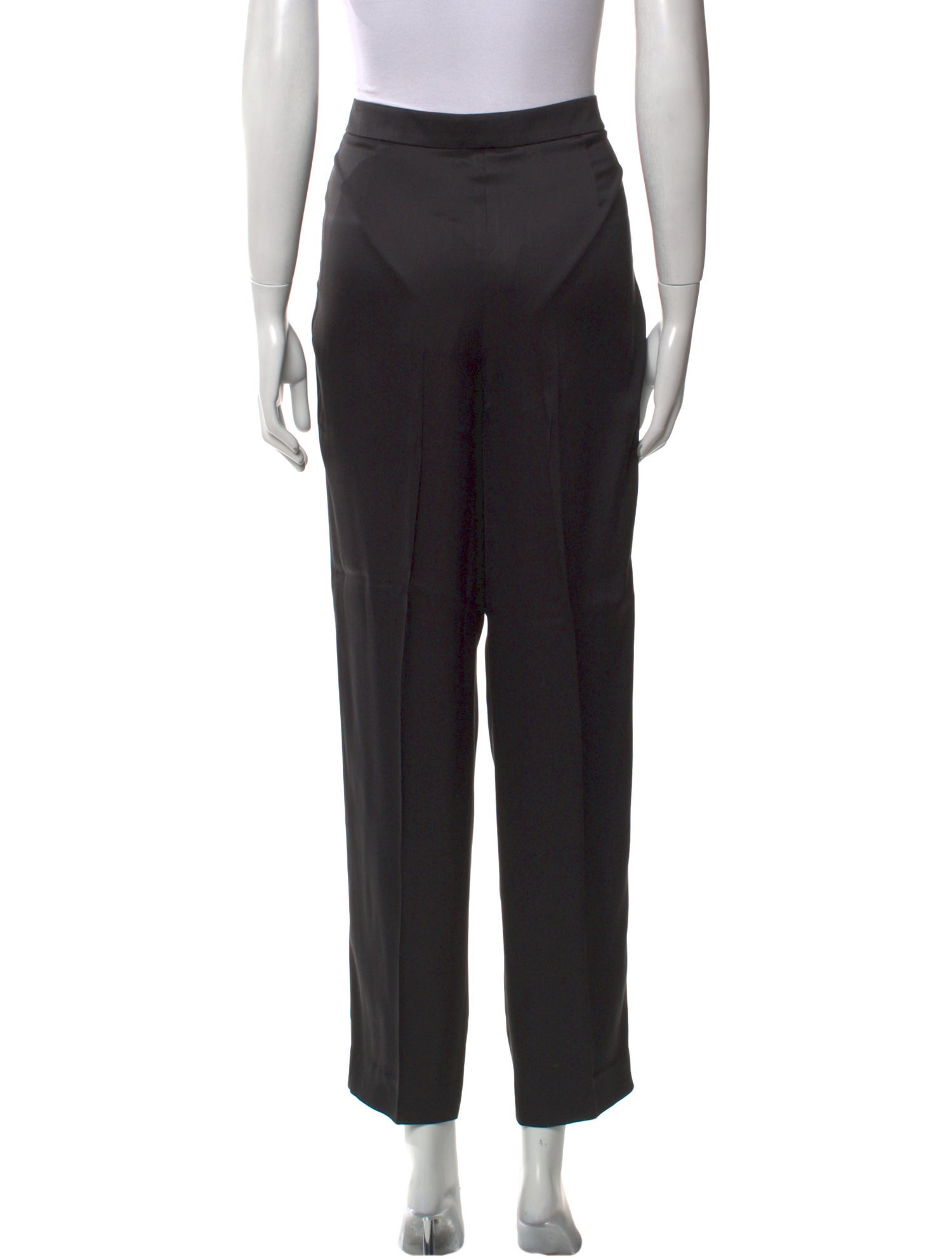 Giorgio Armani Silk Straight Leg Pants