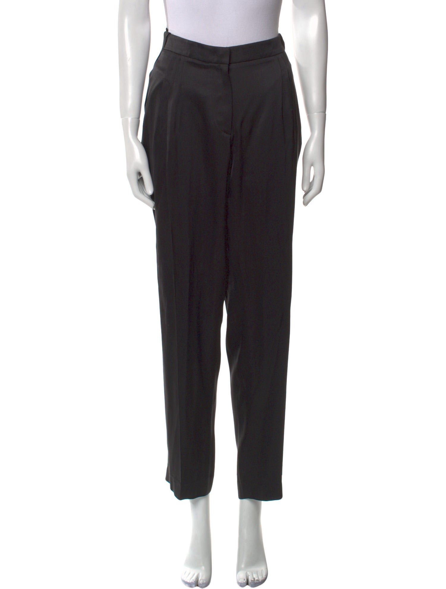 Giorgio Armani Silk Straight Leg Pants