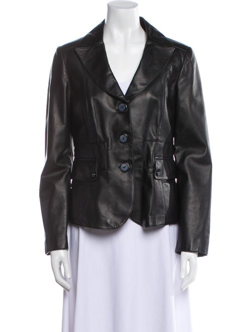 Giorgio Armani Leather Blazer