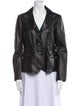 Giorgio Armani Leather Blazer