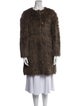 Giorgio Armani Alpaca Faux Fur Coat