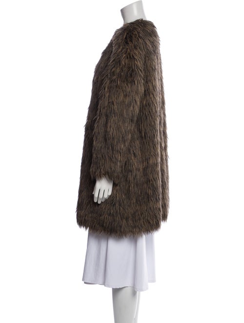 Giorgio Armani Alpaca Faux Fur Coat
