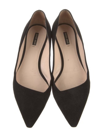 Giorgio Armani Suede Flats