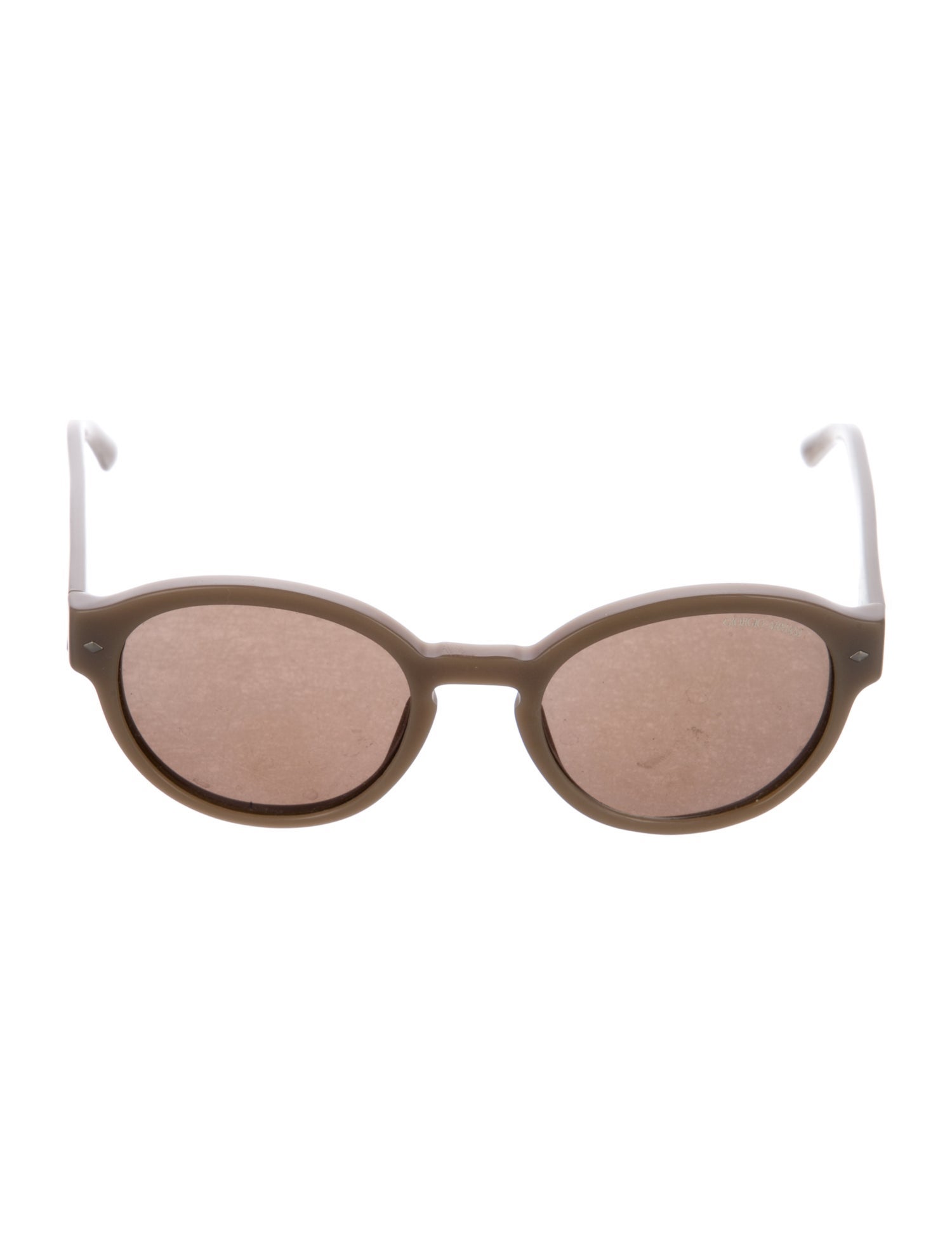 Giorgio Armani Round Tinted Sunglasses