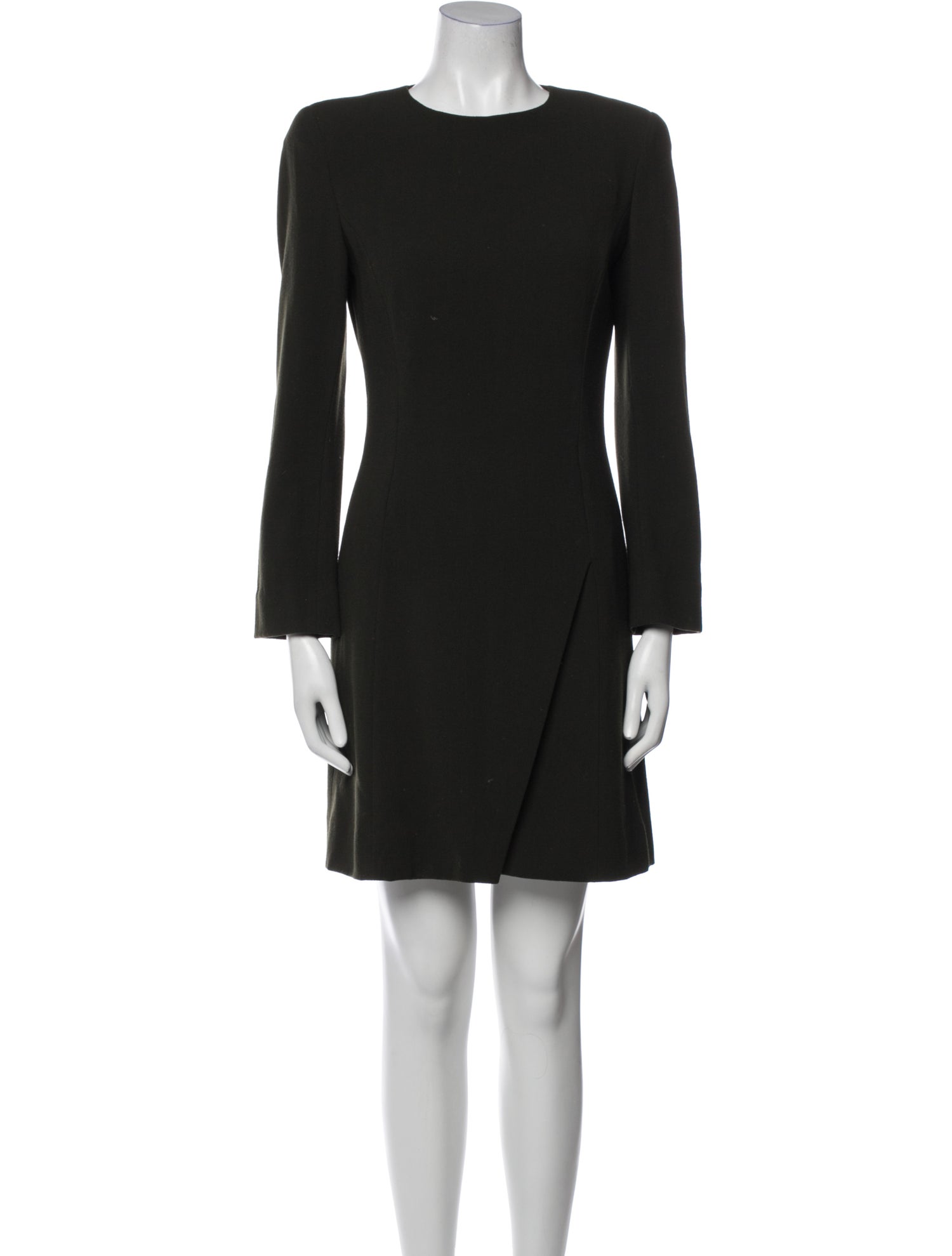 Giorgio Armani Virgin Wool Mini Dress