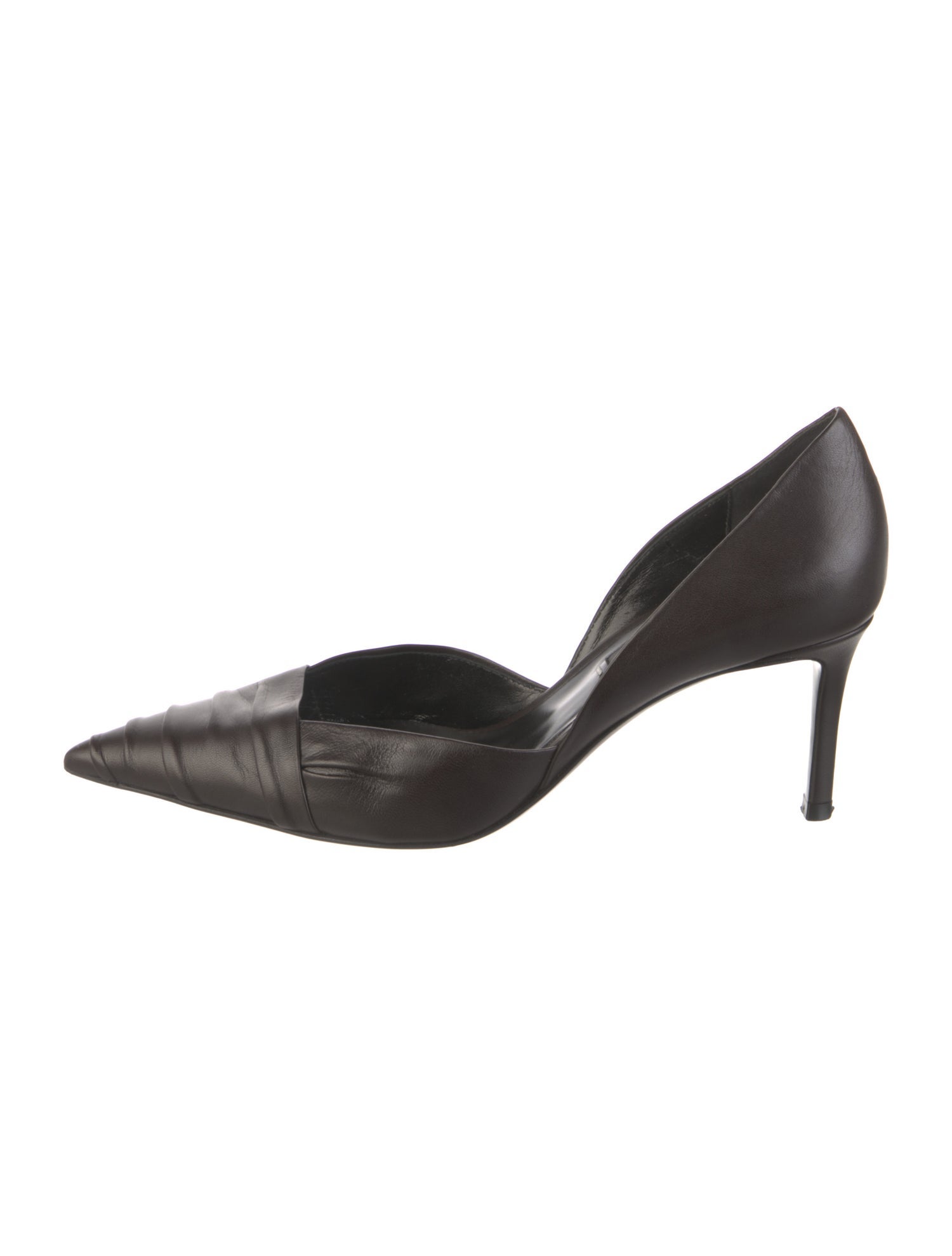 Giorgio Armani Satin D'Orsay Pumps