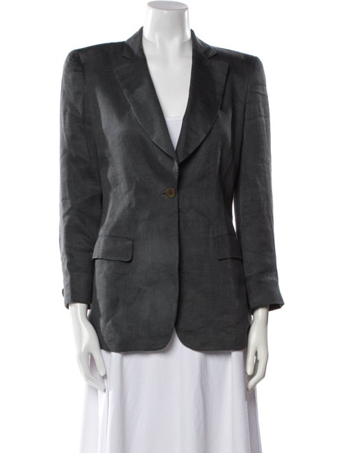 Giorgio Armani Linen Striped Blazer