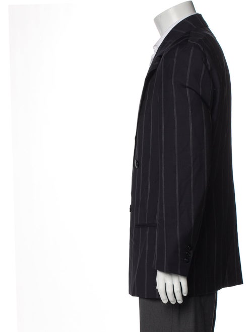 Giorgio Armani Virgin Wool Striped Blazer