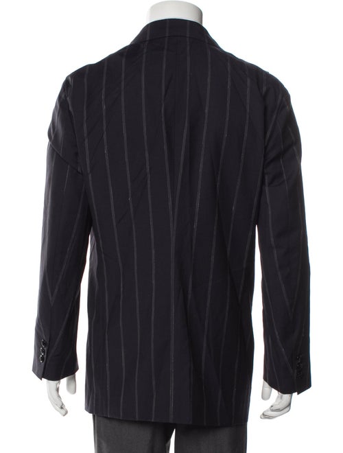 Giorgio Armani Virgin Wool Striped Blazer
