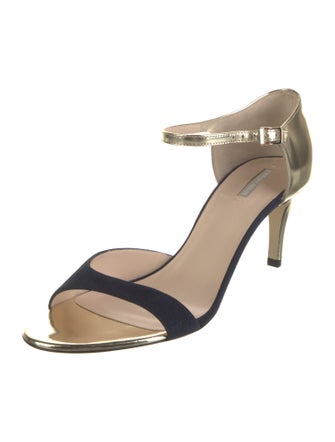 Giorgio Armani Suede D'Orsay Pumps