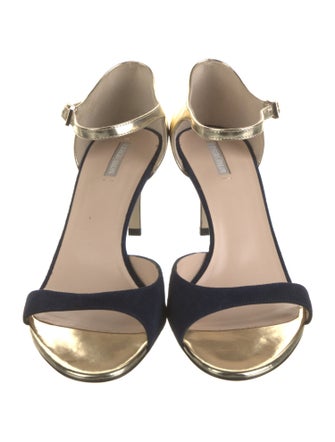 Giorgio Armani Suede D'Orsay Pumps