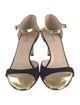Giorgio Armani Suede D'Orsay Pumps